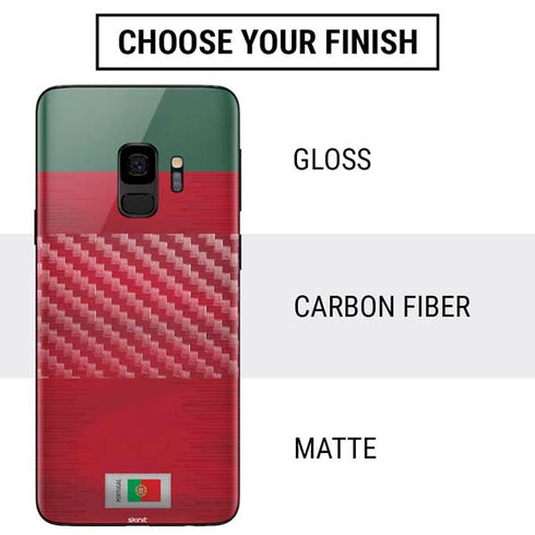 Portugal Soccer Flag Galaxy S9 Skin